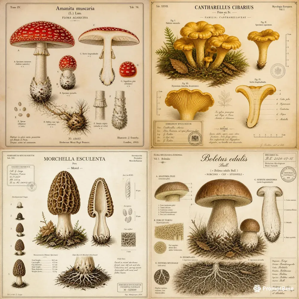 Mushroom Botanical Generator