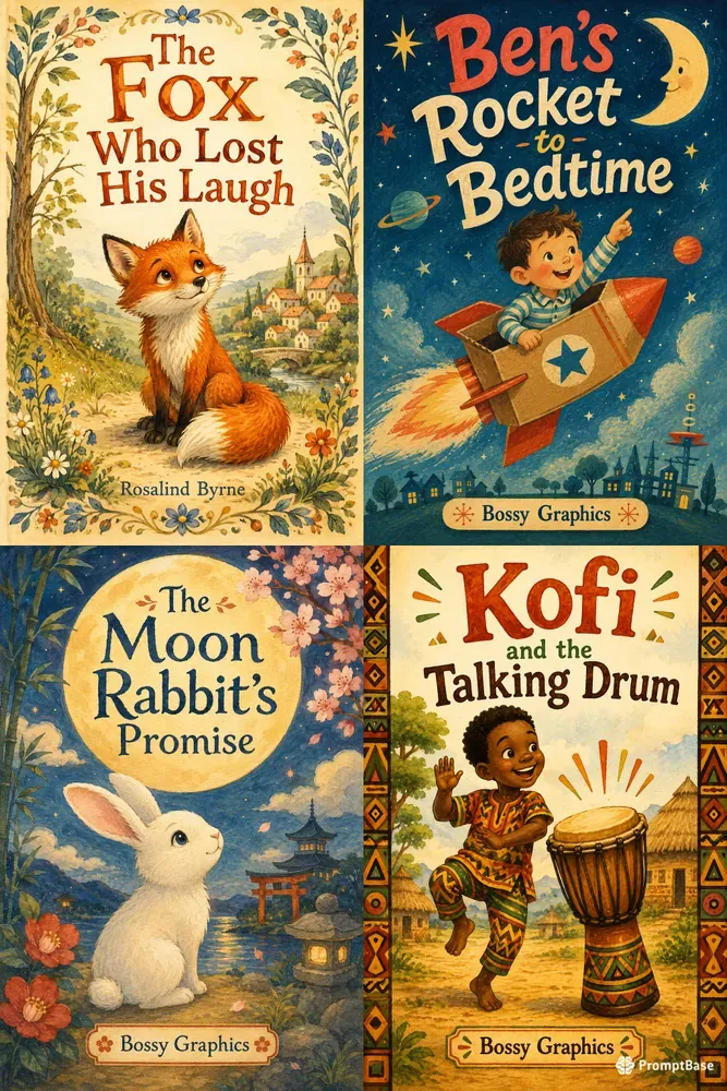 Childrens Book Cover Generator