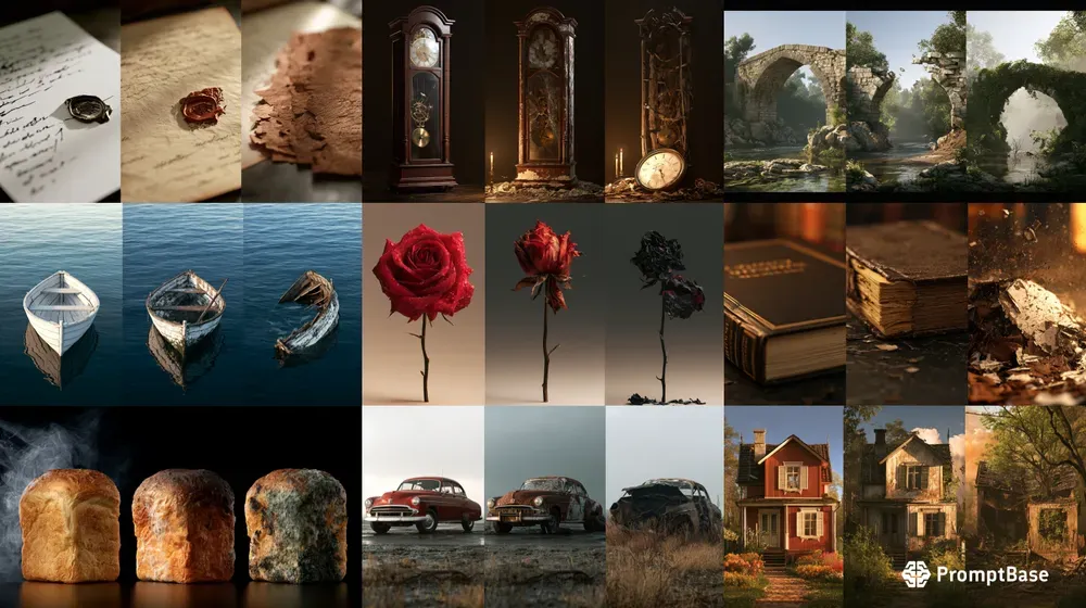Accelerated Aging Art Generator