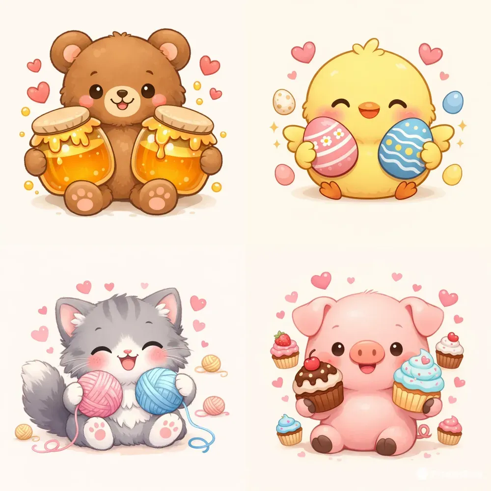 Kawaii Cute Animal Bundles