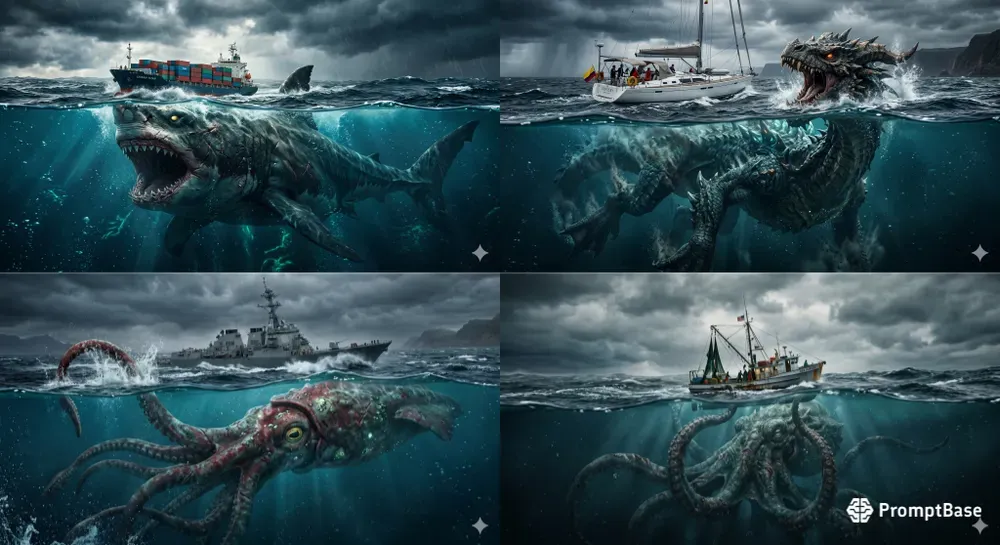 Thalassophobia By Colossal Sea Monsters