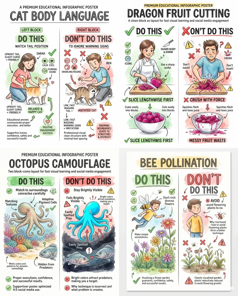 Educational Infographic Poster Kits
