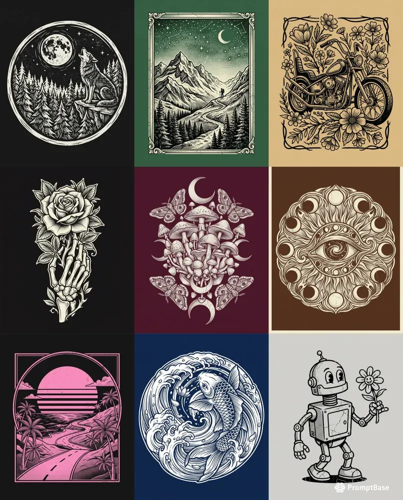 Screen Print Hoodie Graphic Generator
