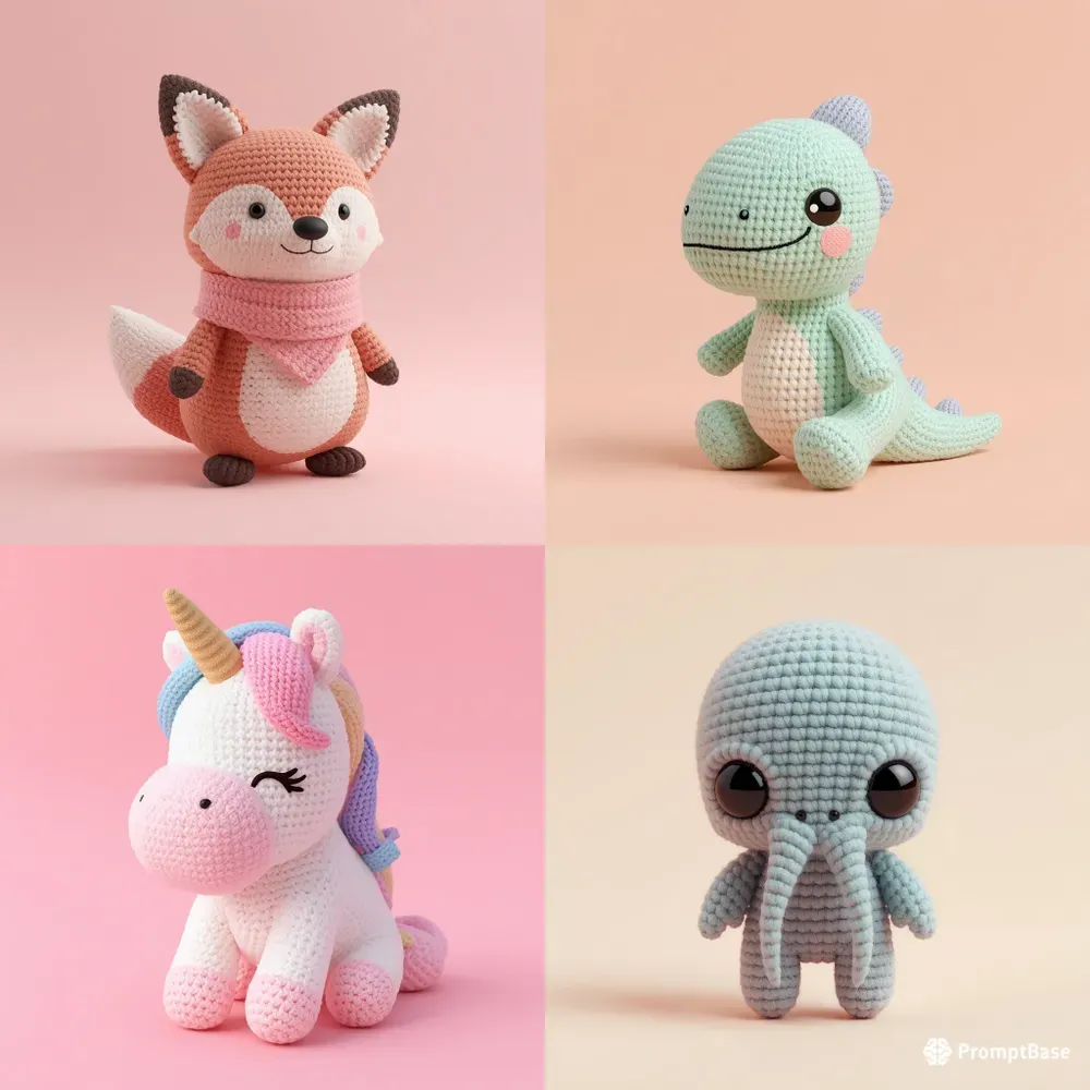 Cute Amigurumi Plushie Toy Designs