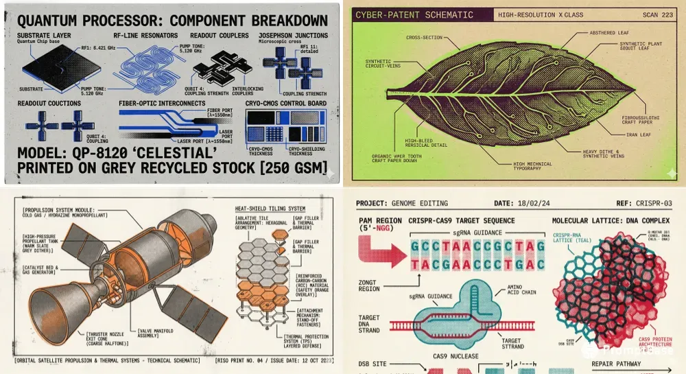 Experimental Risograph Techephemera