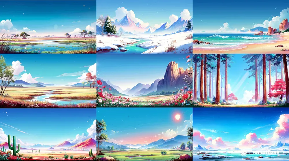 Dreamy Anime Landscapes