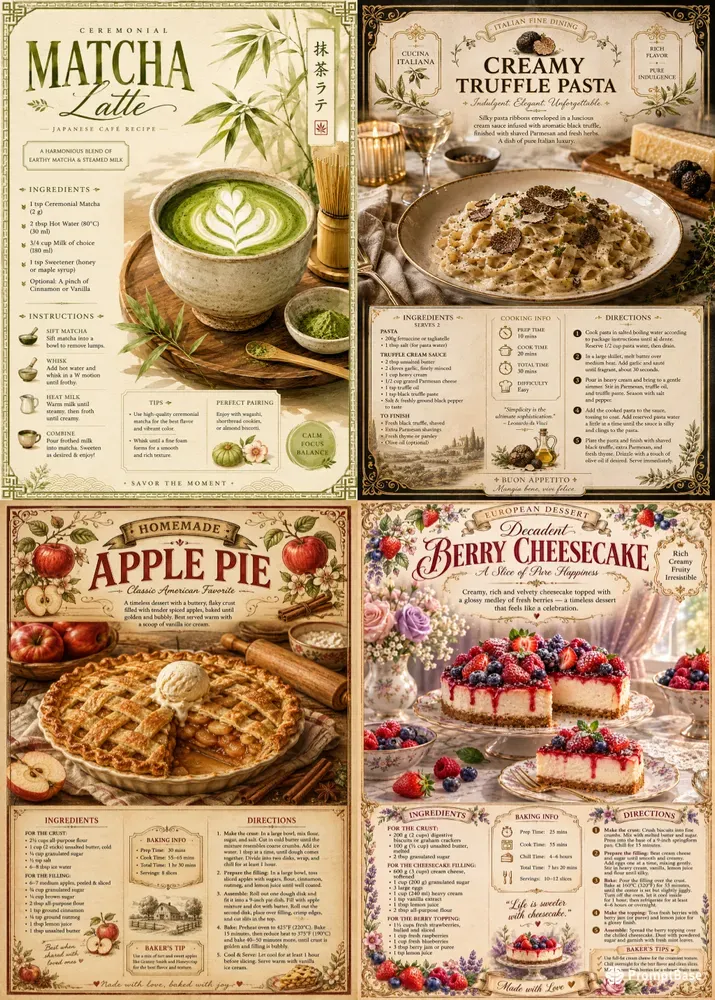 Magical Recipe Card Creators