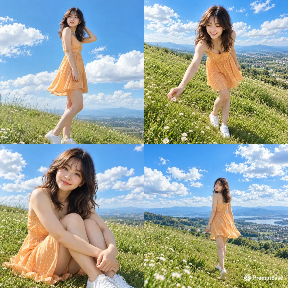 Dynamic Summer Photoshoot Poses
