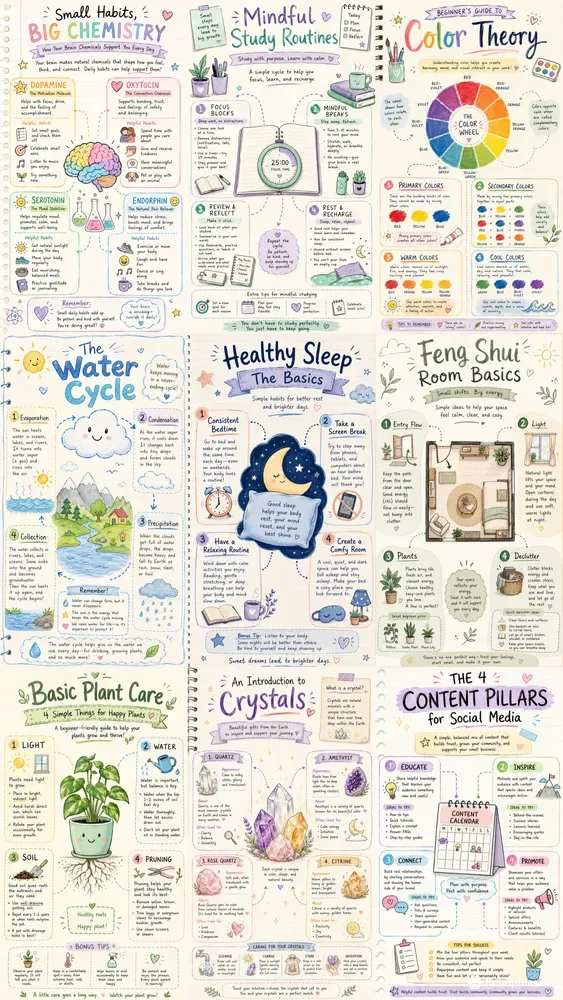 Handdrawn Educational Infographics