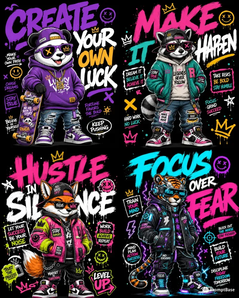 Urban Streetwear Mascots