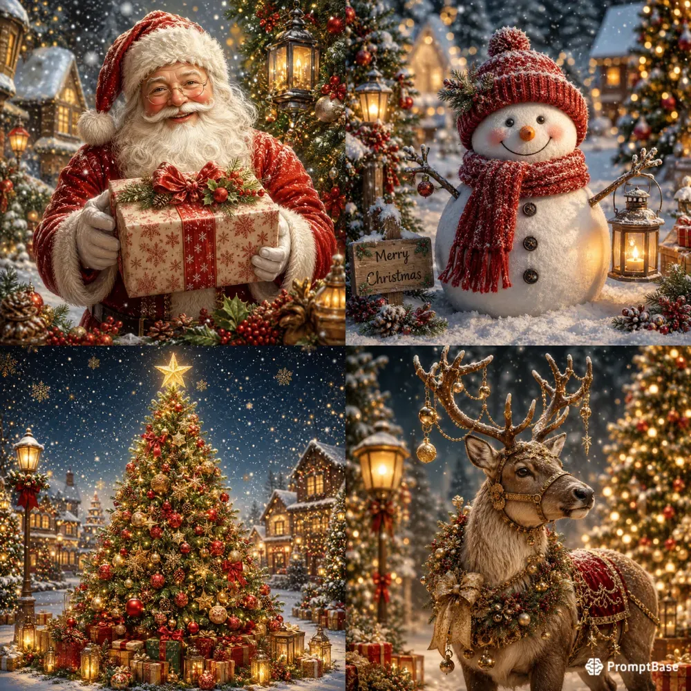 Magical Christmas Holiday Artworks