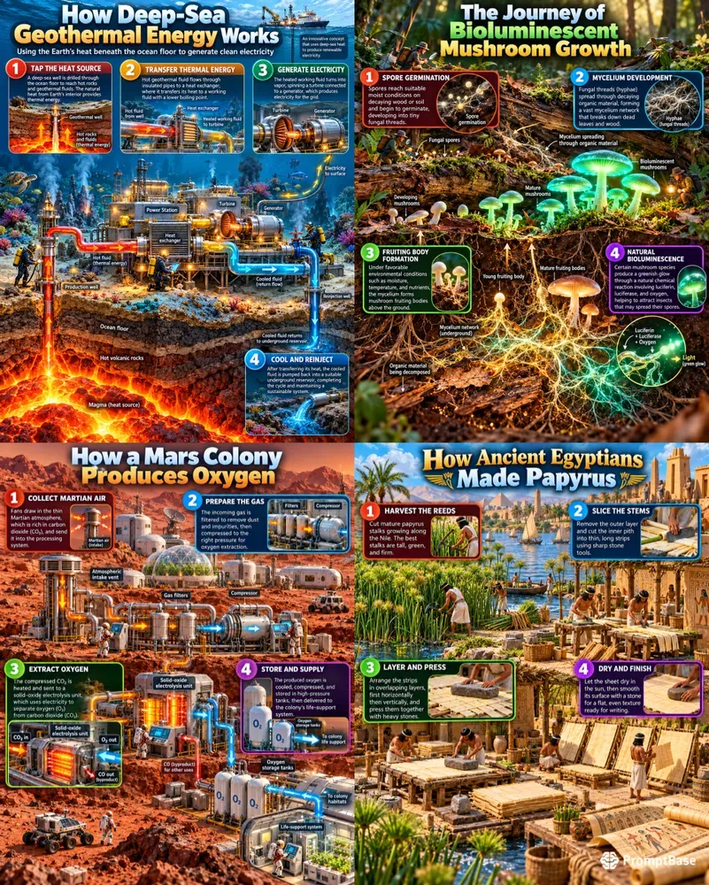 3D Educational Infographics