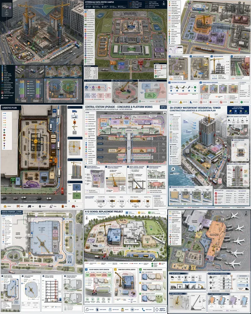 Construction Site Logistics Plans
