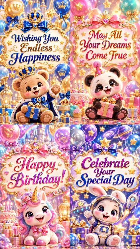 Cute Character Custom Messages
