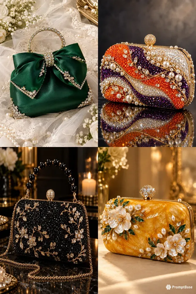 Luxury Crystal Clutch Collections