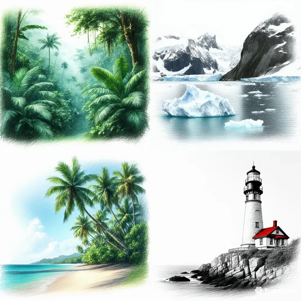 Sketchbook Pencil Colored Style