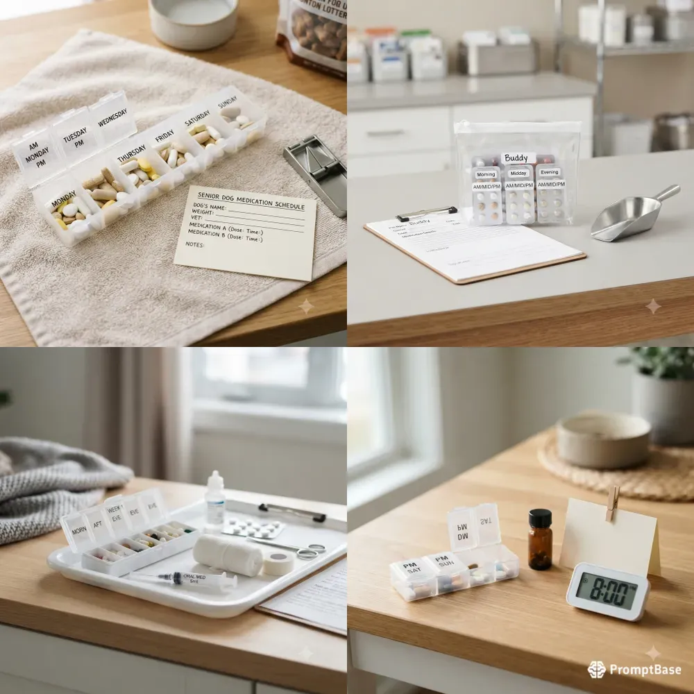 Pet Medication Organizer Photo Systems