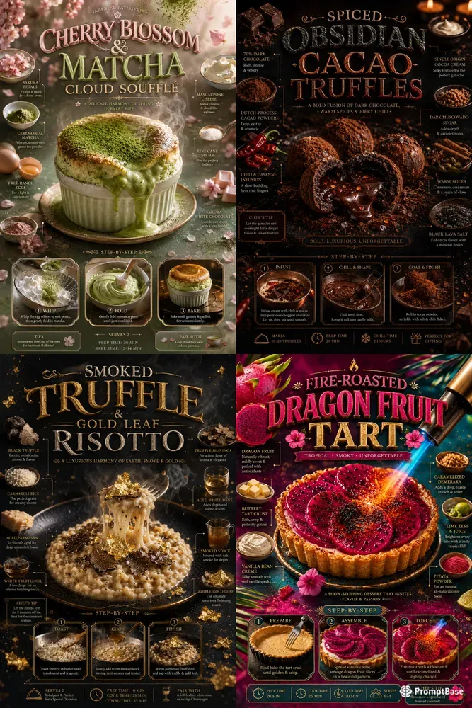 Editorial Masterpiece Recipe Posters