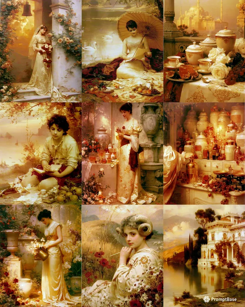 Baroque Romantic Golden Visions