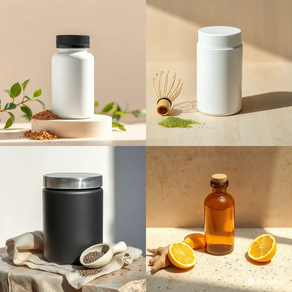 Packaging Mockups Supplement Wellness