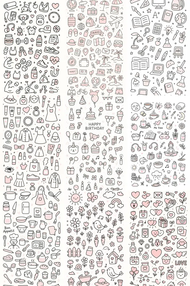 Cute Kawaii Doodle Art For Wallpapers