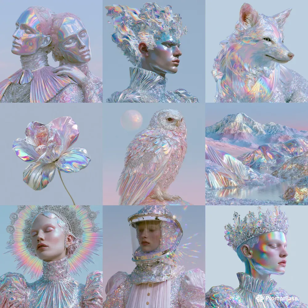Prismveil Holographic Art