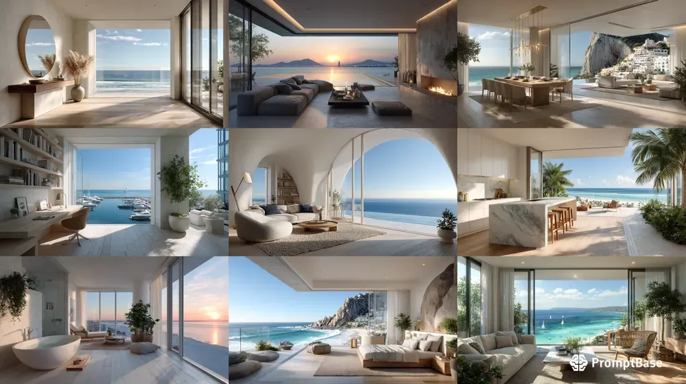 Luxury Coastal Real Estate Photos