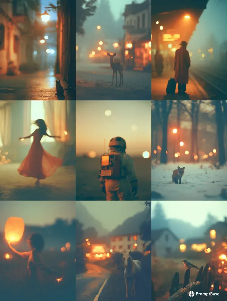 Dreamy Analog Cinematic Scenes