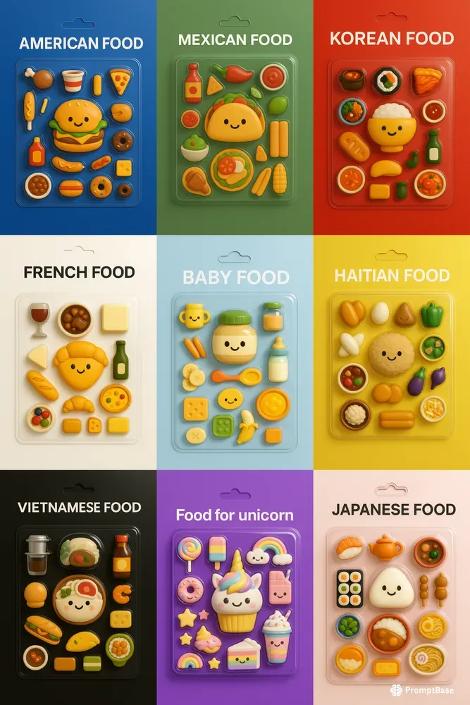 Foodie Blister Pack Editions