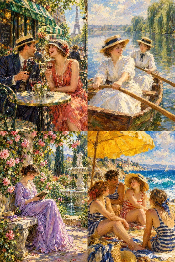 Impressionist Oil Painting Portraits