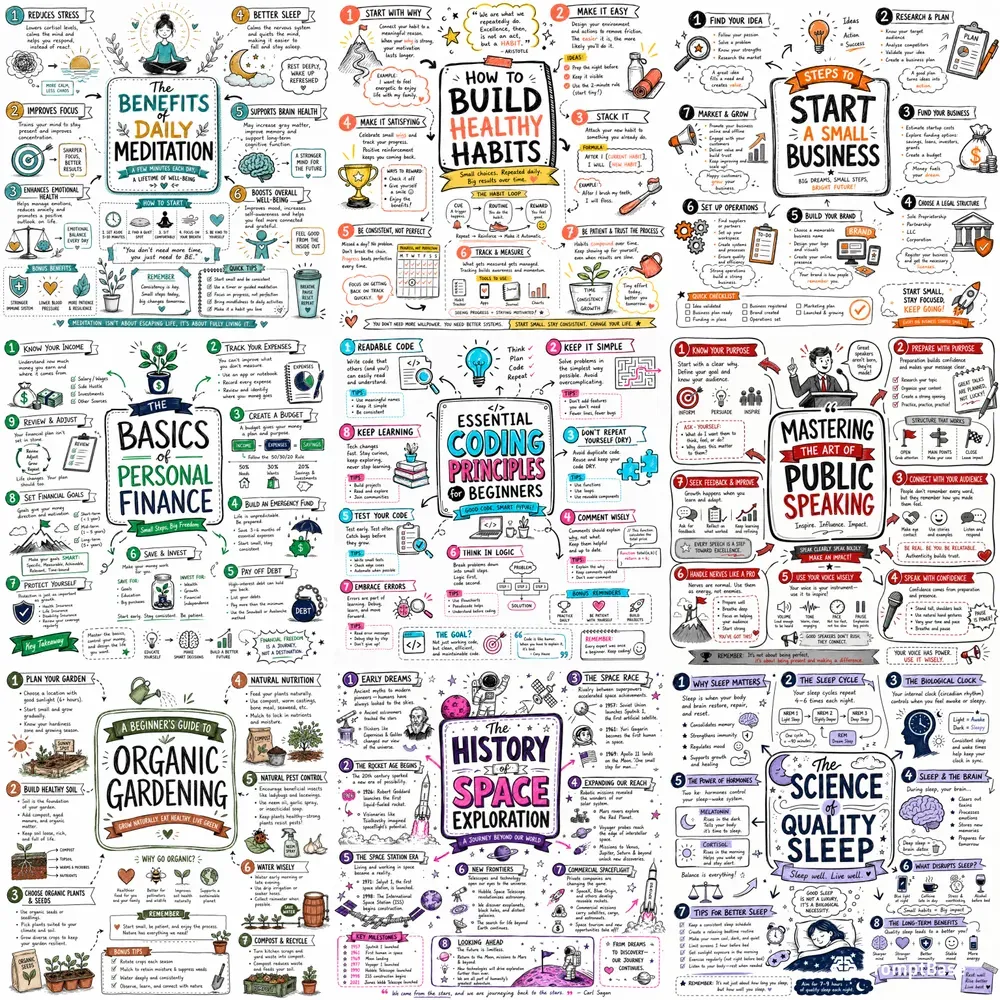 Sketch Note Infographics