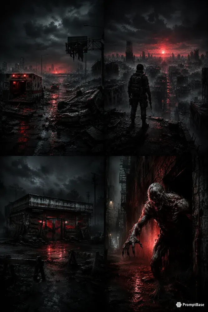 Zombie Outbreak City Posters