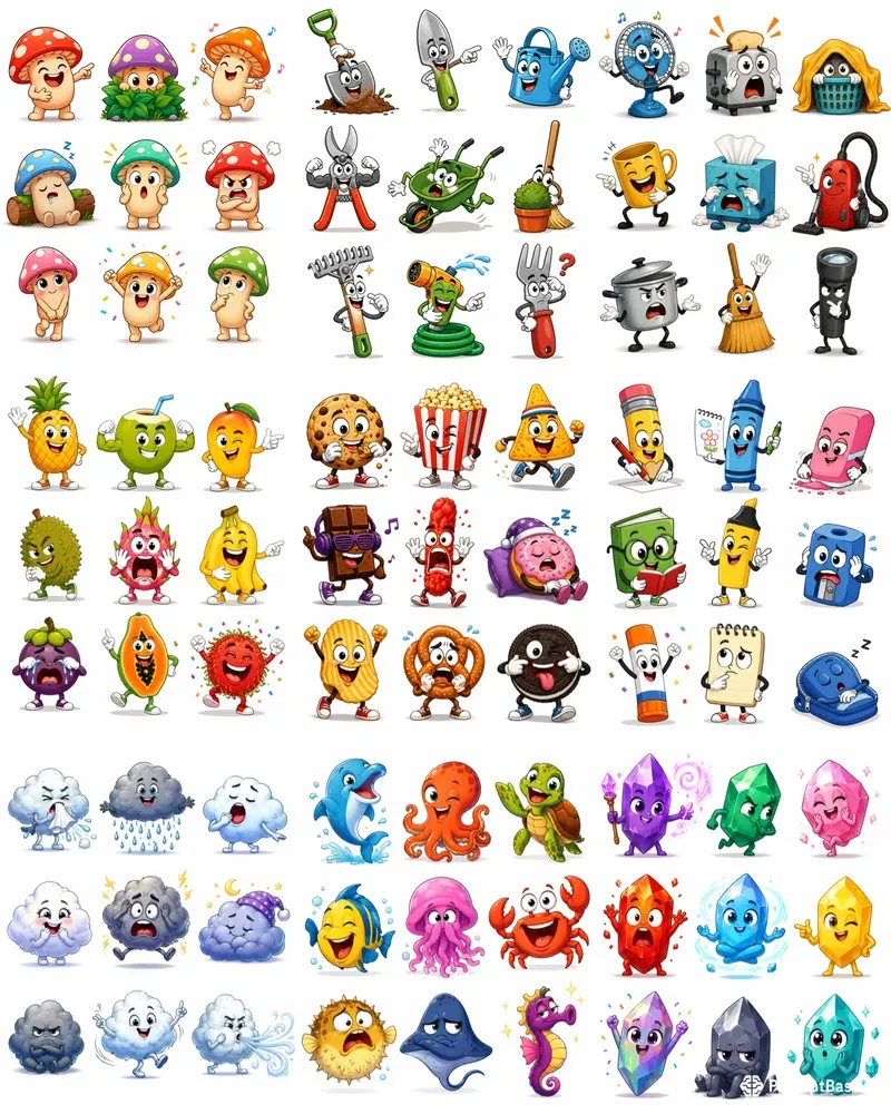 Nine Funny Cartoon Characters