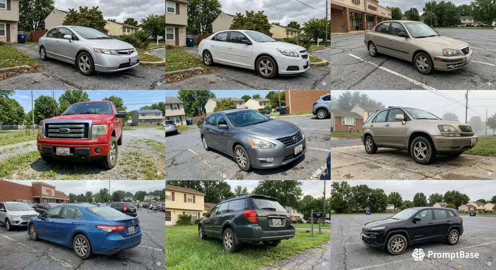 Authentic Used Car Marketplace Photos