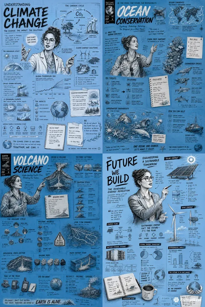 Editorial Infographic Character Series