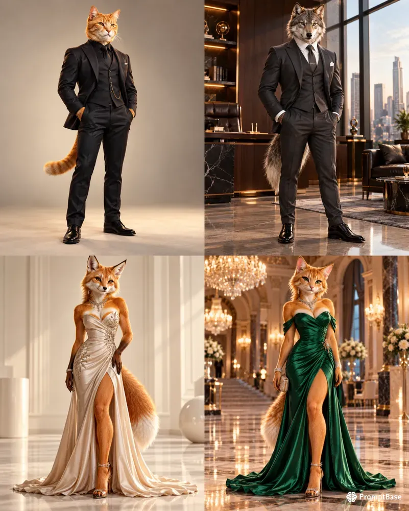 Animals As Elegant Humans