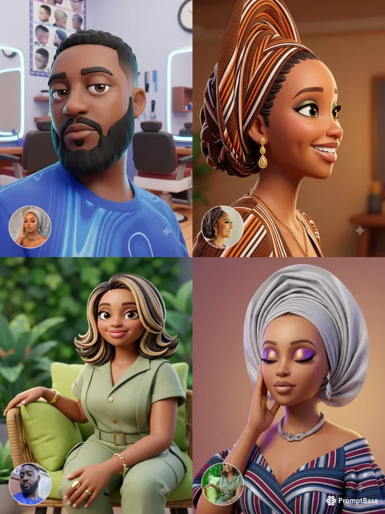 Humans To 3D Cartoon Images