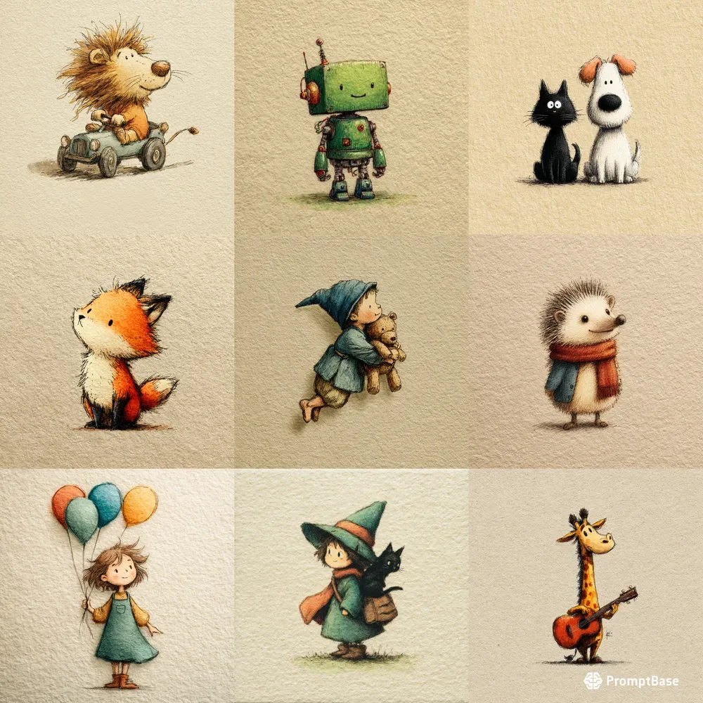 Vintage Childrens Book Style Printables