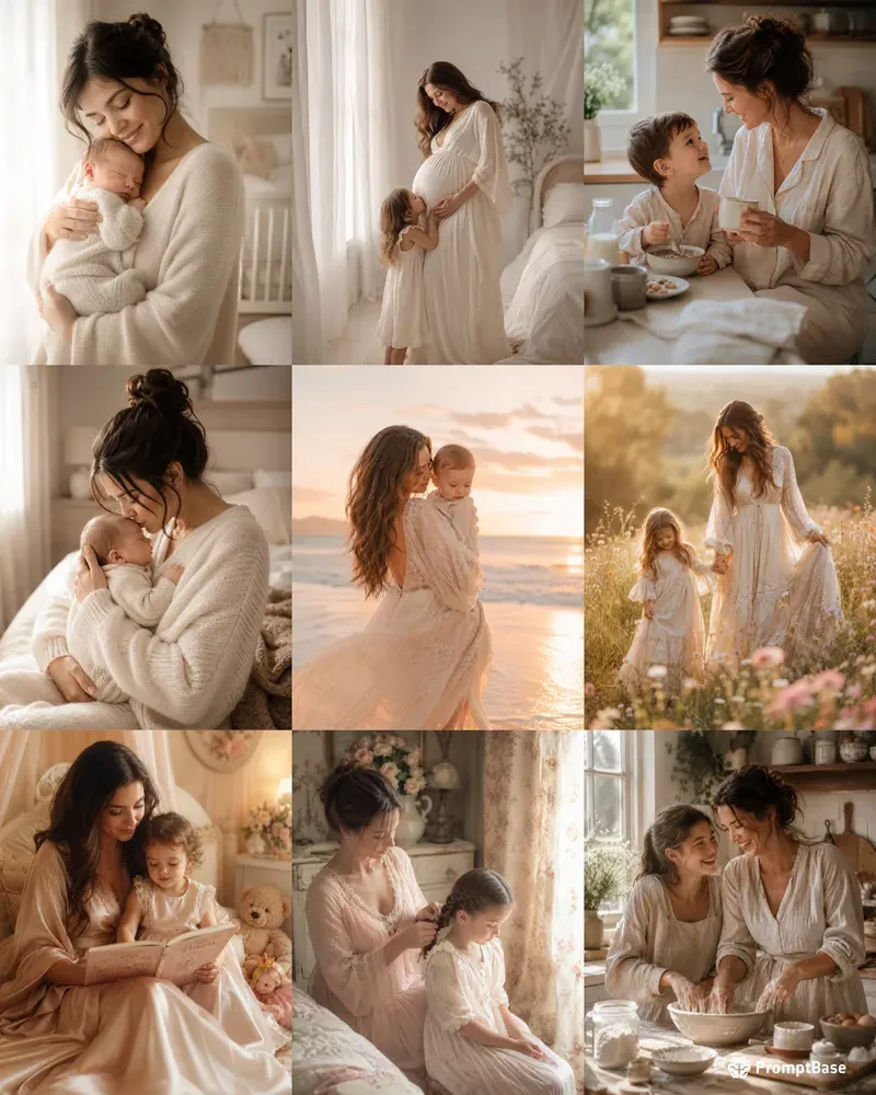 Mother Baby Mothers Day Portraits