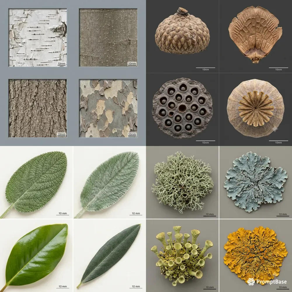 Botanical Texture Reference Atlases