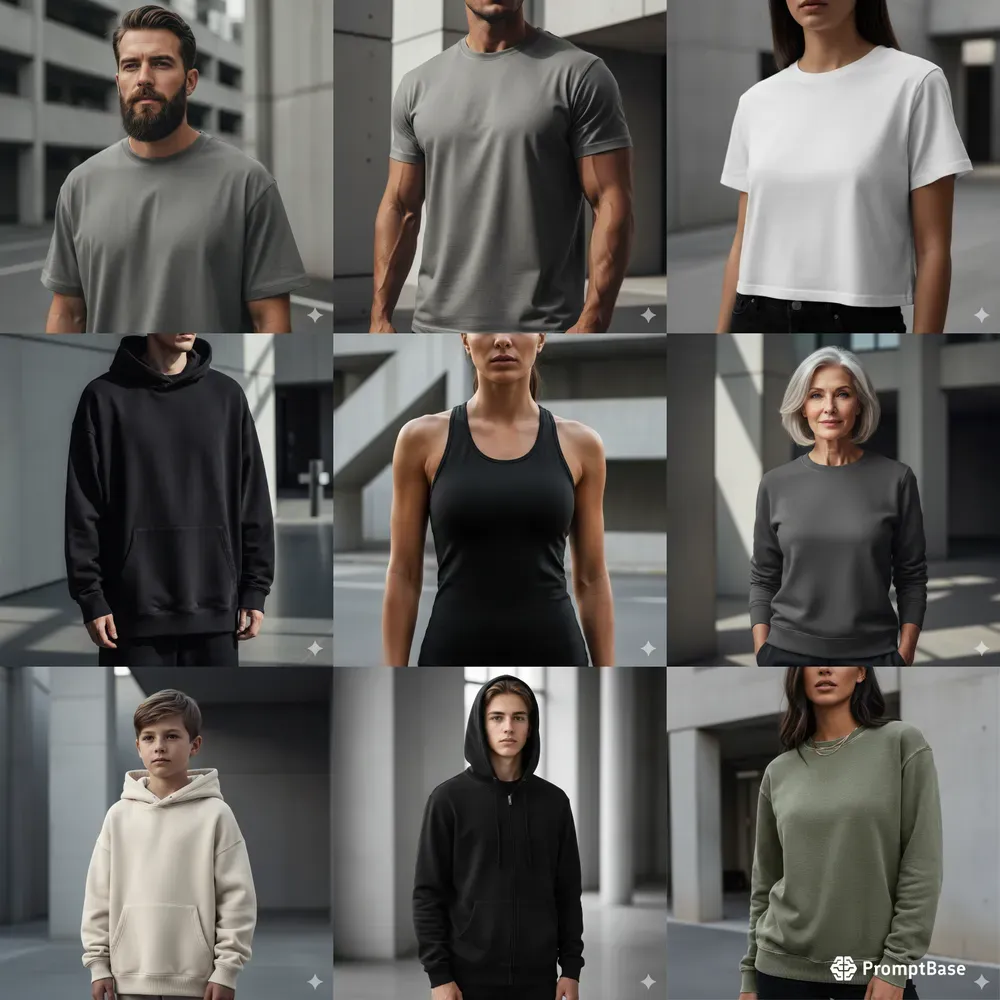 Urban Streetwear Apparel Mockups