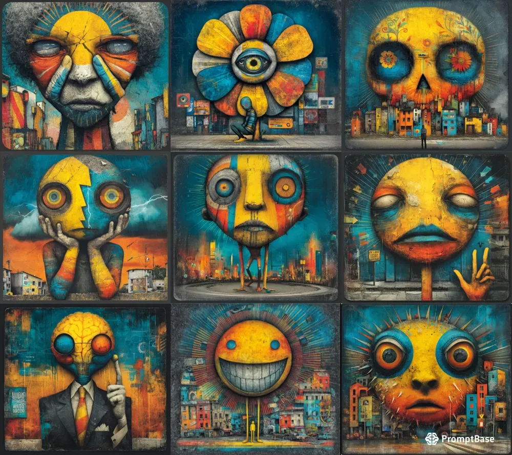 Pop Surrealist Urban Street Posters