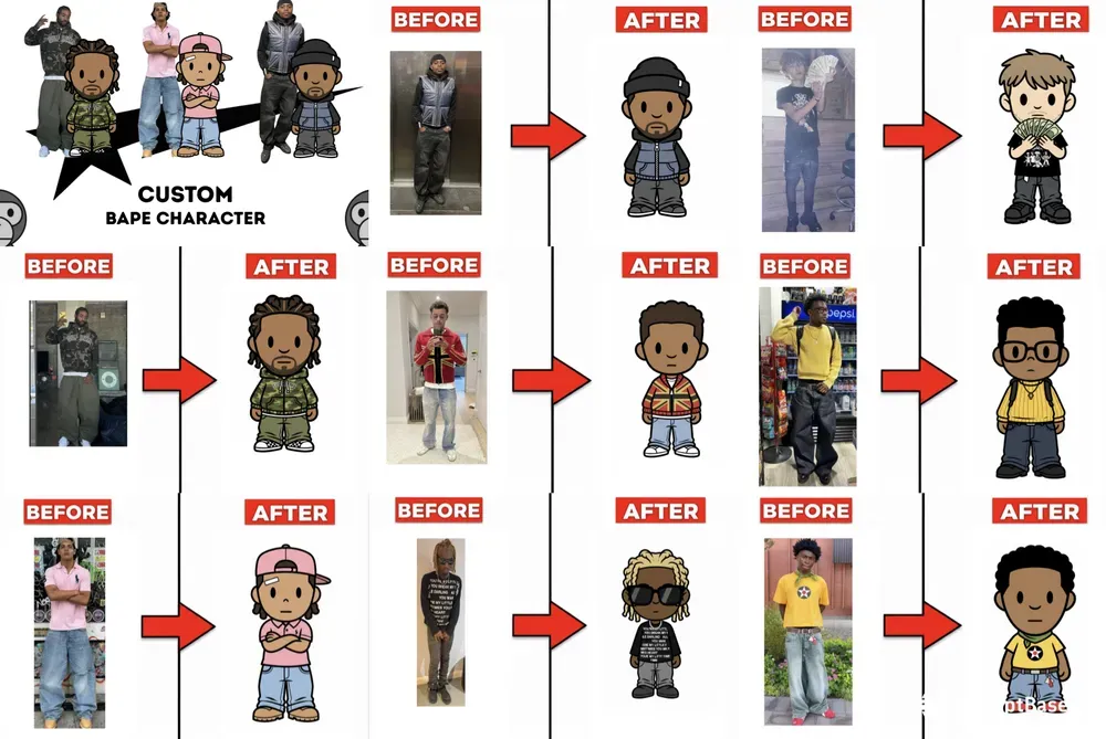 Custom Baby Milo Bapestyle Mascots