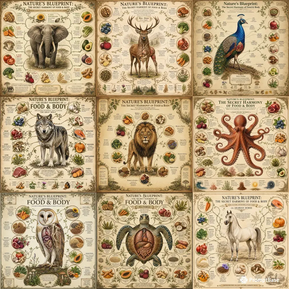 Animal Anatomies In Nature