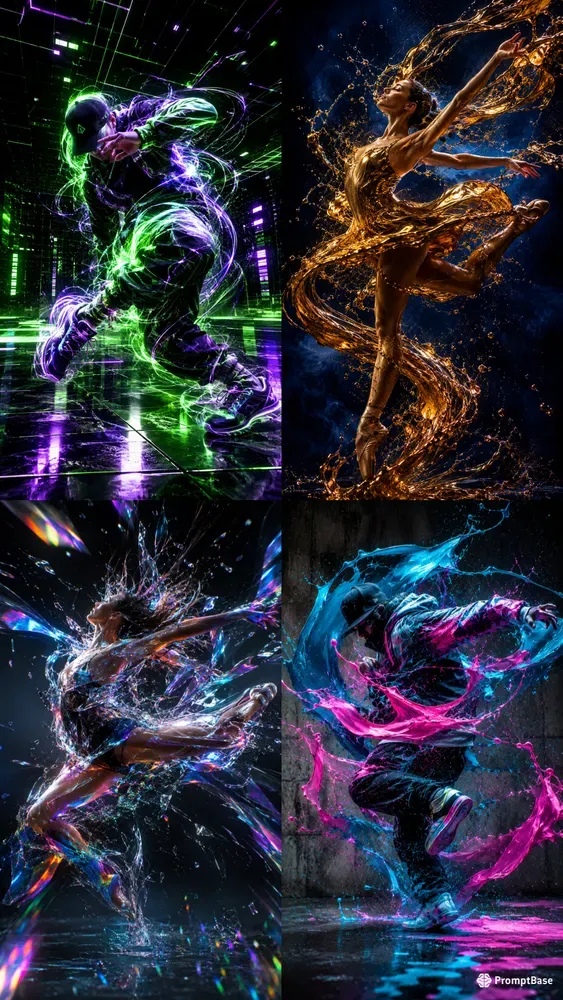 Chromatic Velocity Dance Art Packs