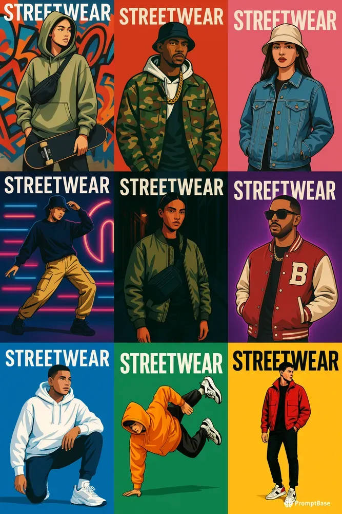 Highfashion Streetwear Poster Makers