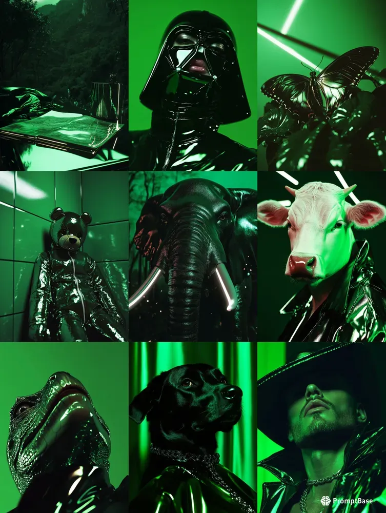 Neon Character Photography