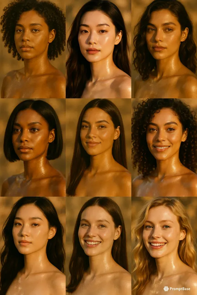 Golden Hour Natural Beauty Portraits