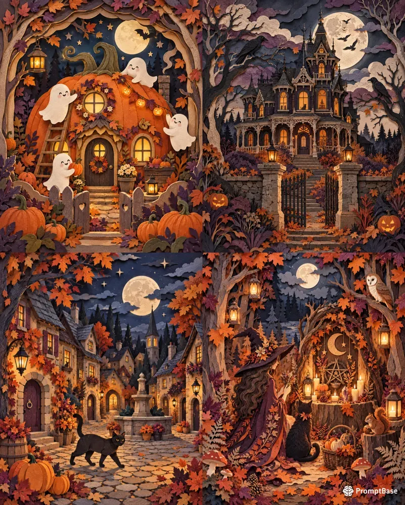 Halloween Paper Theatre Generator