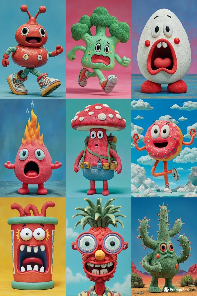 Goofy Cartoon Characters